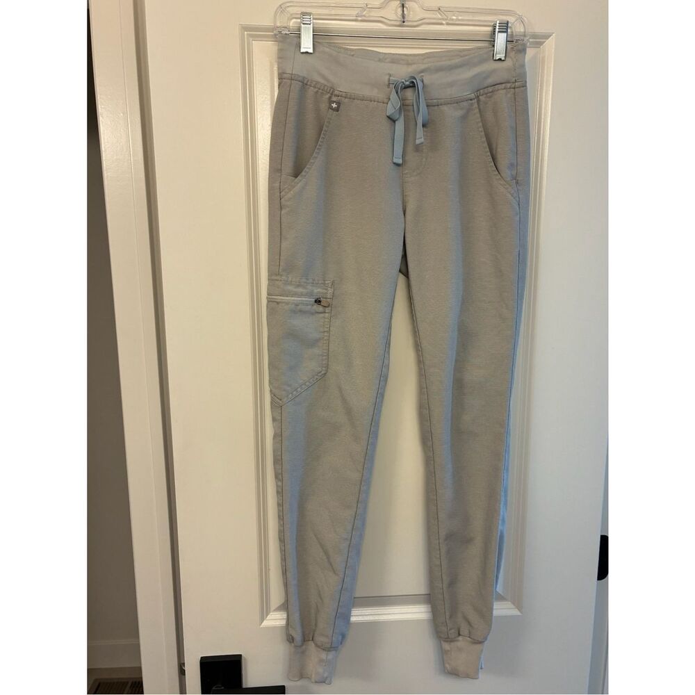 FIGS Zamora Jogger Scrub Pants Space Grey Women’s Size XXS